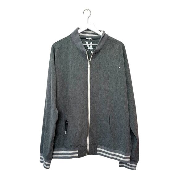 Vuori Men’s Offshore Gray Full Zip Jacket Size XL - Picture 1 of 12
